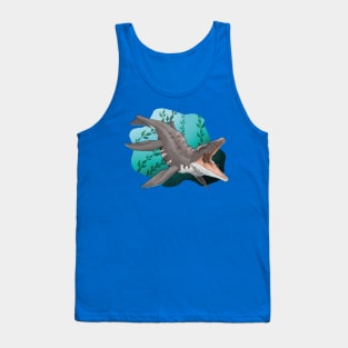 Deep Sea Majesty: Mosasauria Reigns Tank Top